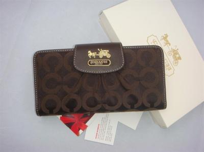 Coach Wallets - 41986 full coffee